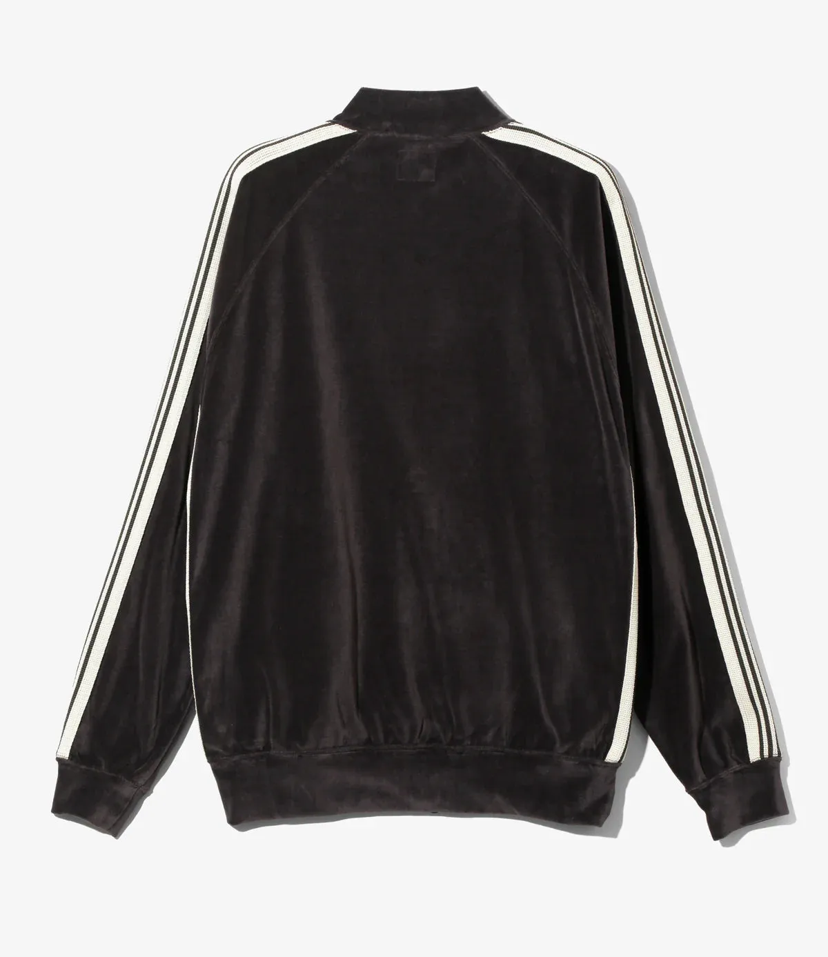 RIB COLLAR TRACK JACKET VELOUR - CHARCOAL CompressionEnhanced