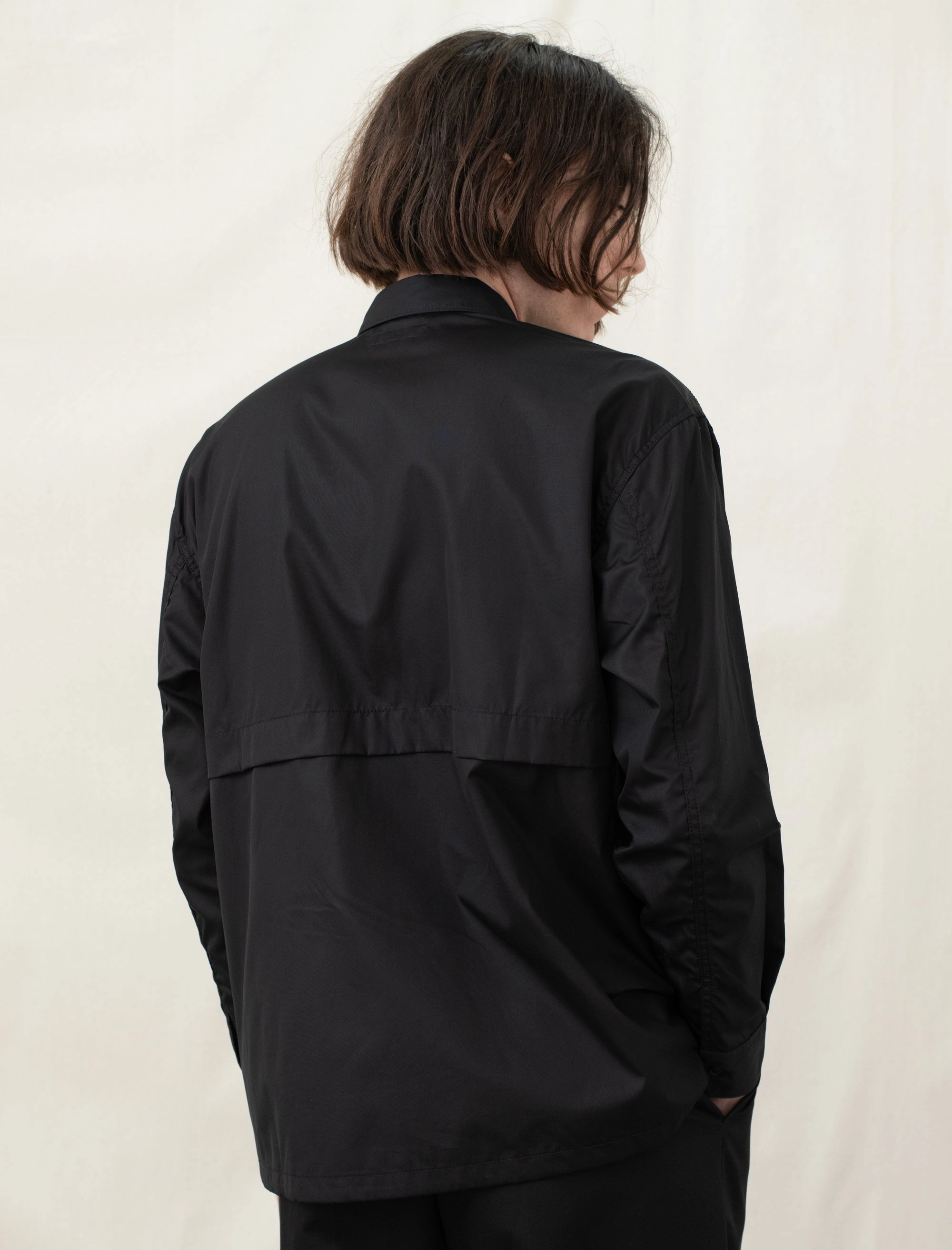 Black Cotton Shirt Sustainable Manufacturing Process