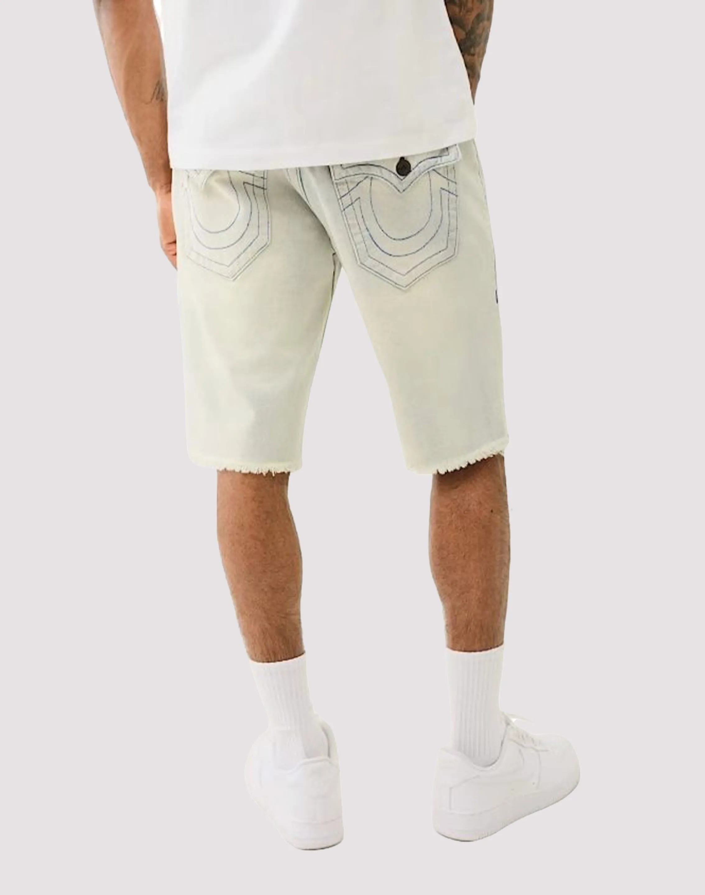 True Religion Ricky Frayed Flap Shorts AntiPillingCloth