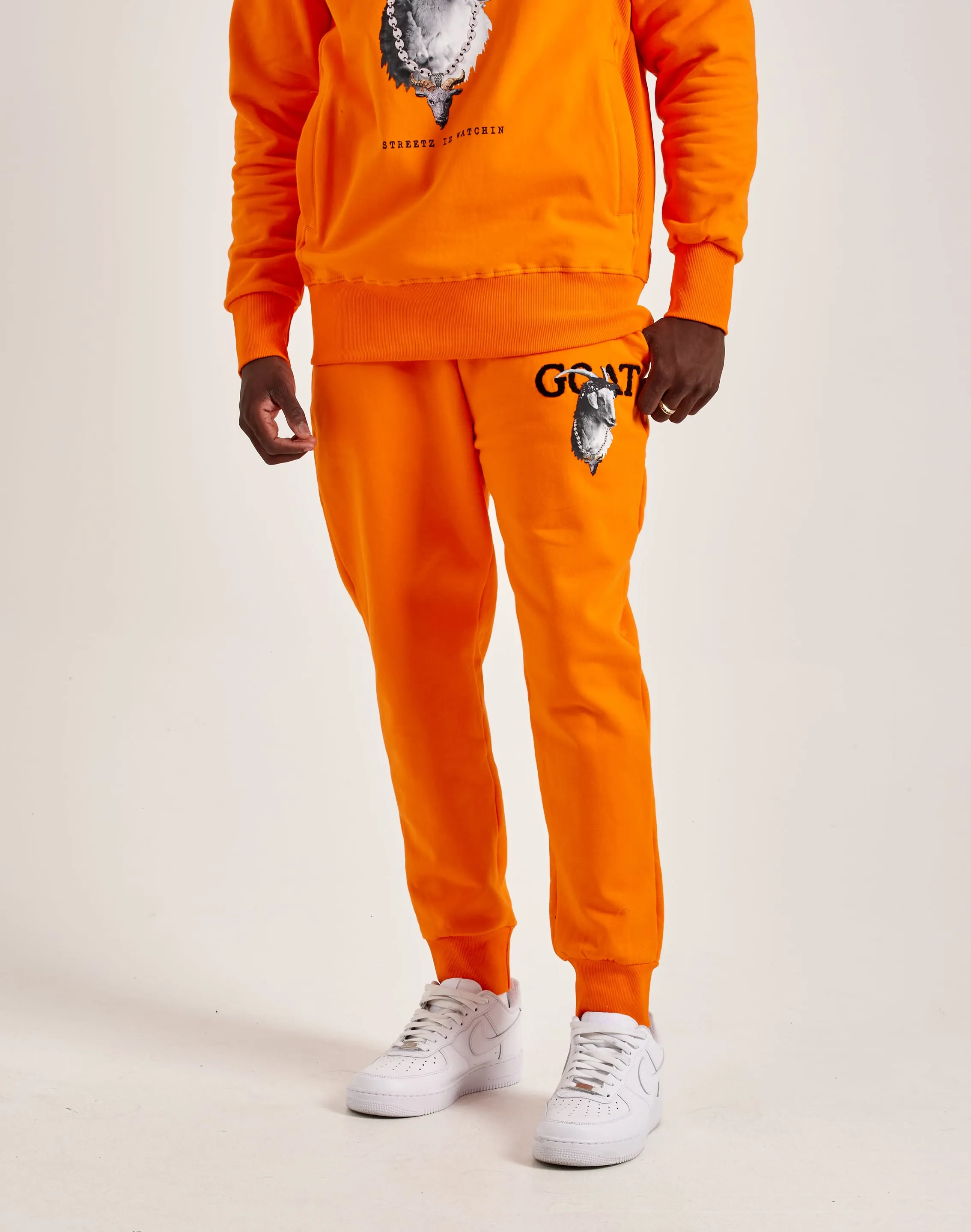 Green Fit Future Glow Streetz Iz Watchin Goat Fleece Joggers