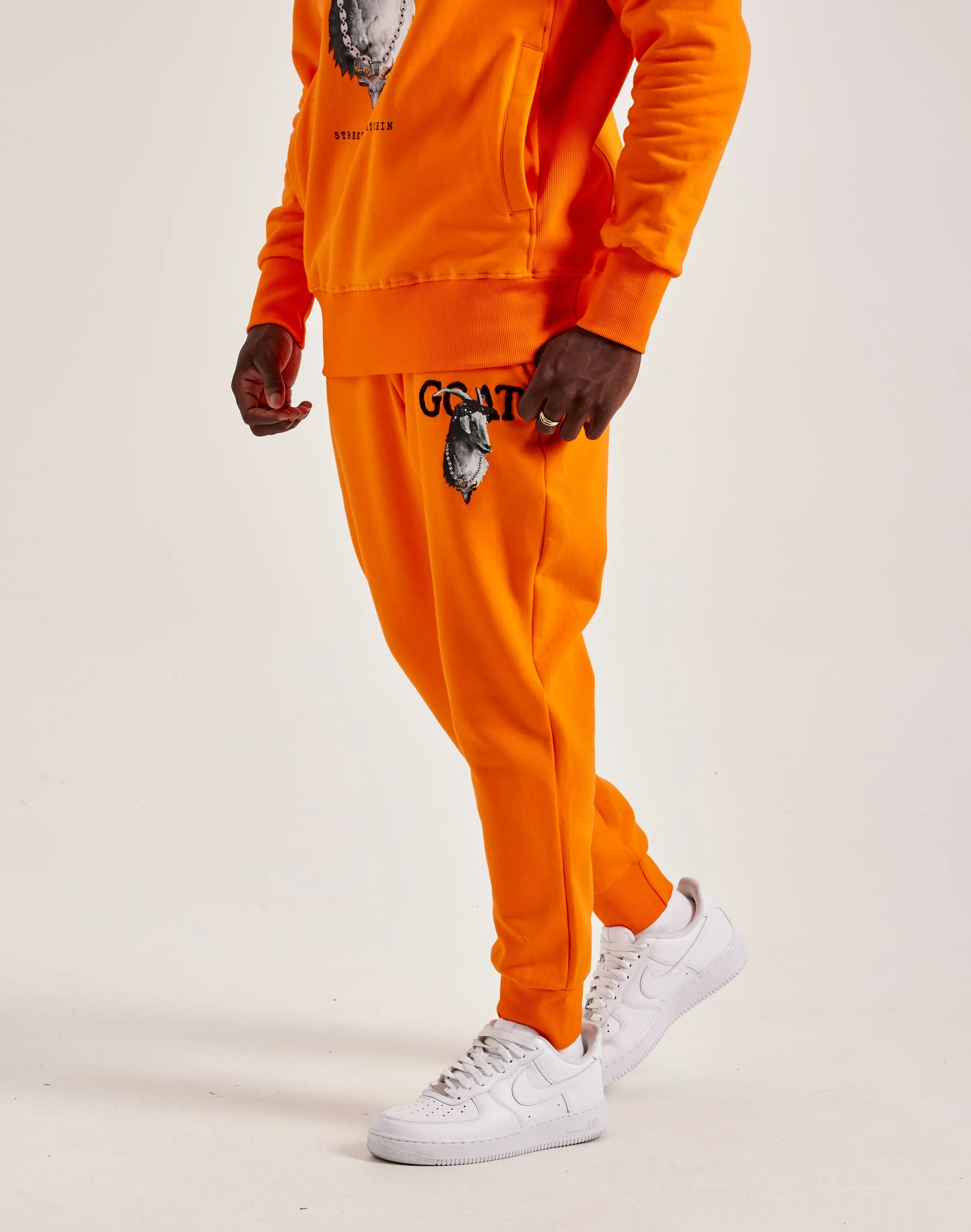 Streetz Iz Watchin Goat Fleece Joggers StainRepellentSurface