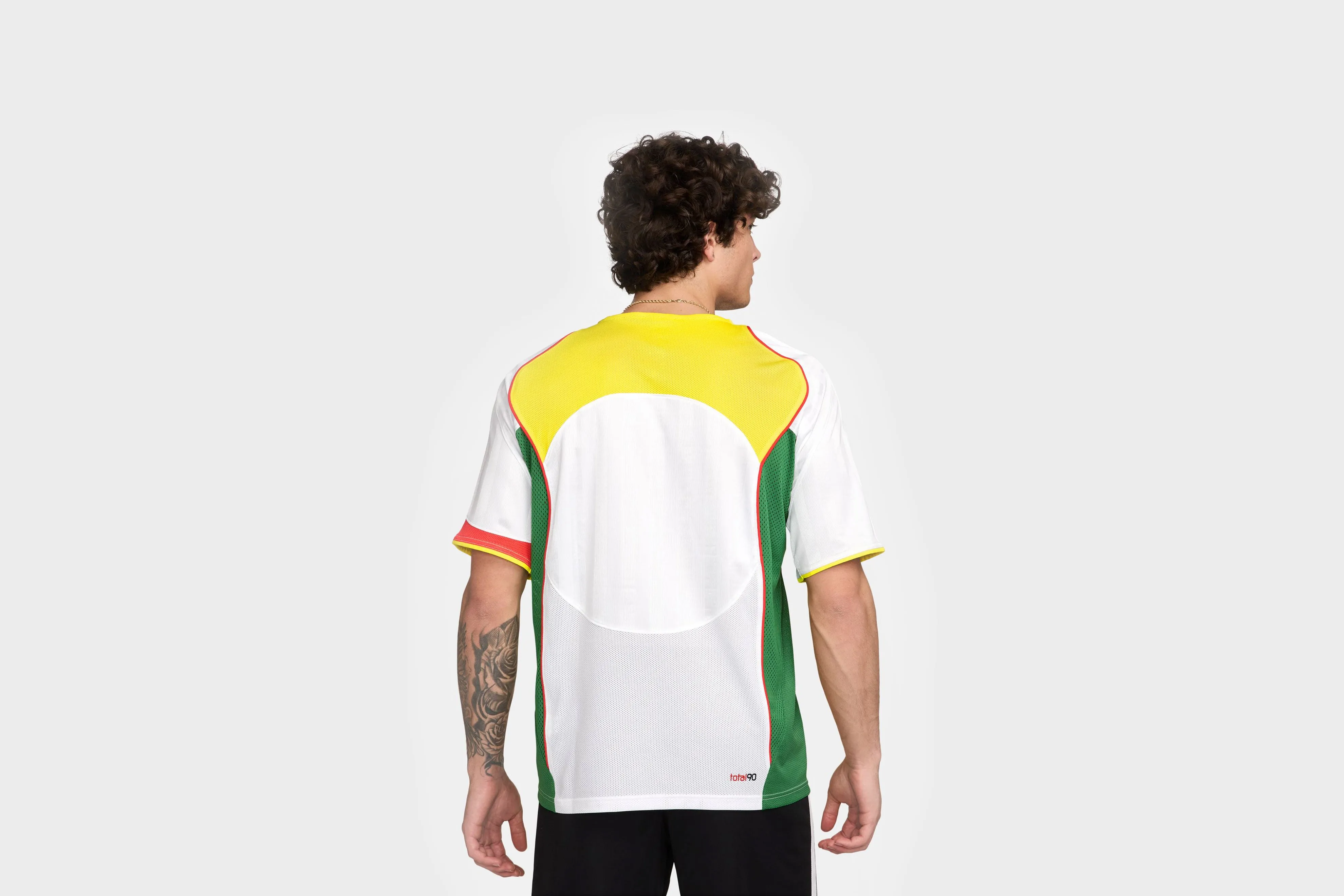 Nike Total 90 Dri-FIT Soccer Jersey (White) FlatlockSeaming NonSlipTrims
