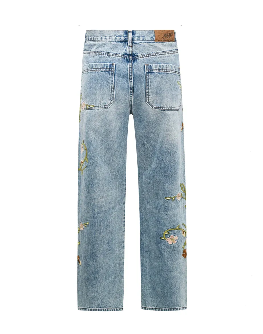 SoftLining ROYAL BLOOM DENIM - BLUE