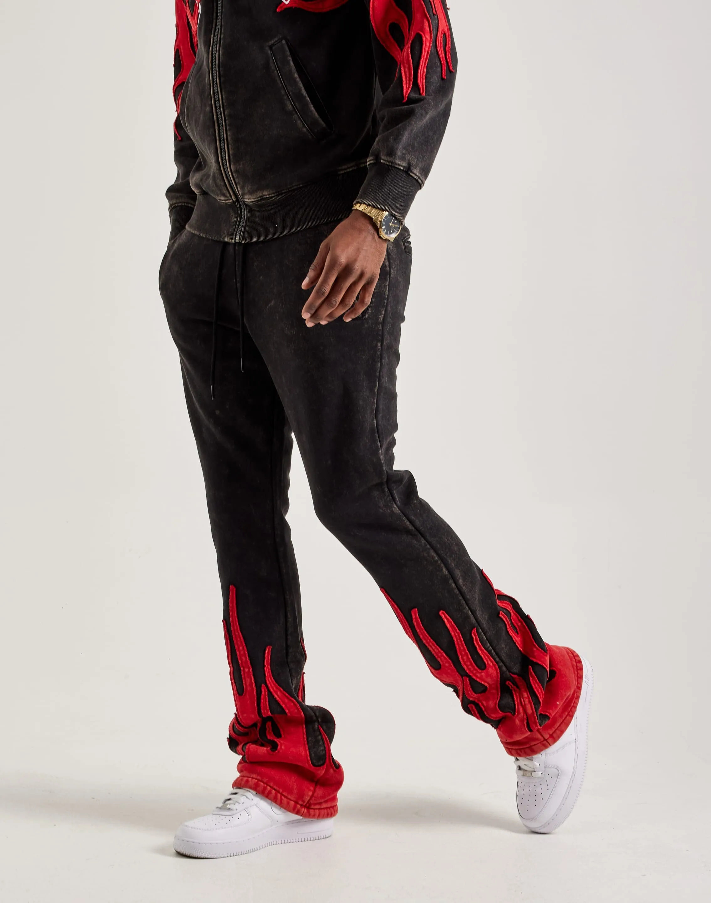Smoke Rise Flame Fleece Pants Conscious Core Star Soul