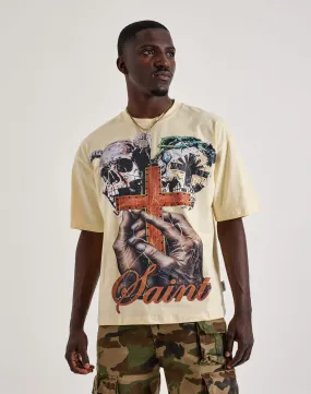 BKYS Saint Cross Cropped Tee Wind Ease FormFitting Cut