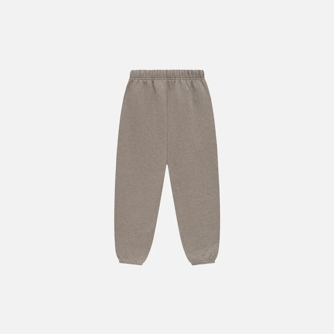 KIDS FLEECE ESSENTIAL SWEATPANT - HEATHER GREY NonChafingEdges EcoFriendlyDyeProcess
