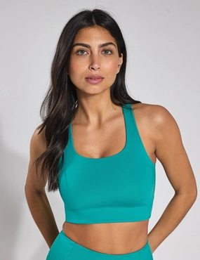 Paloma Bra Classic - Peacock Spandex fabric Organic