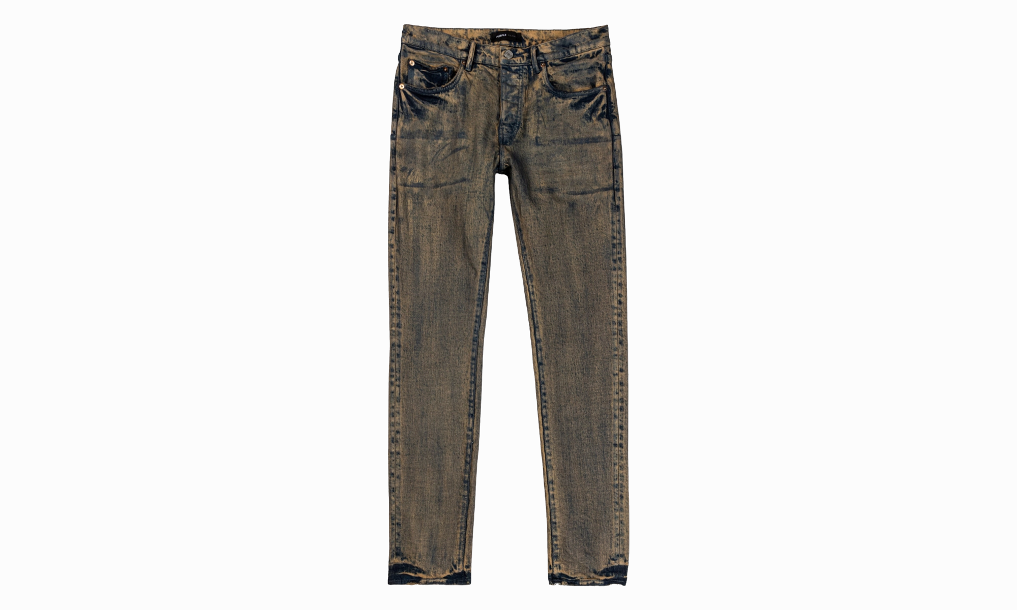 Antiqued Snow Wash Jeans "Blue" All Time Fit