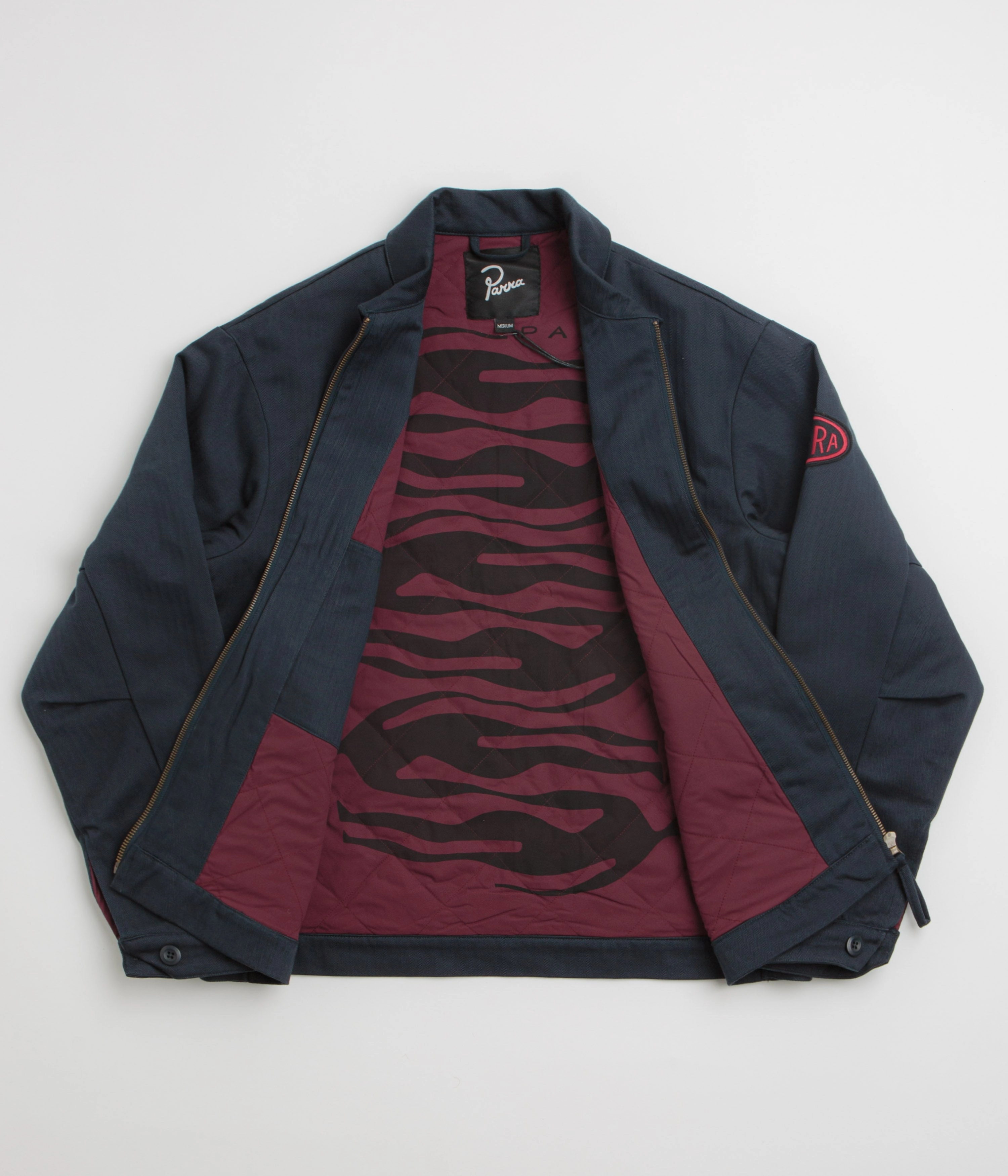 by Parra Pumping Gas Jacket - Navy Blue Goggles Souvenir