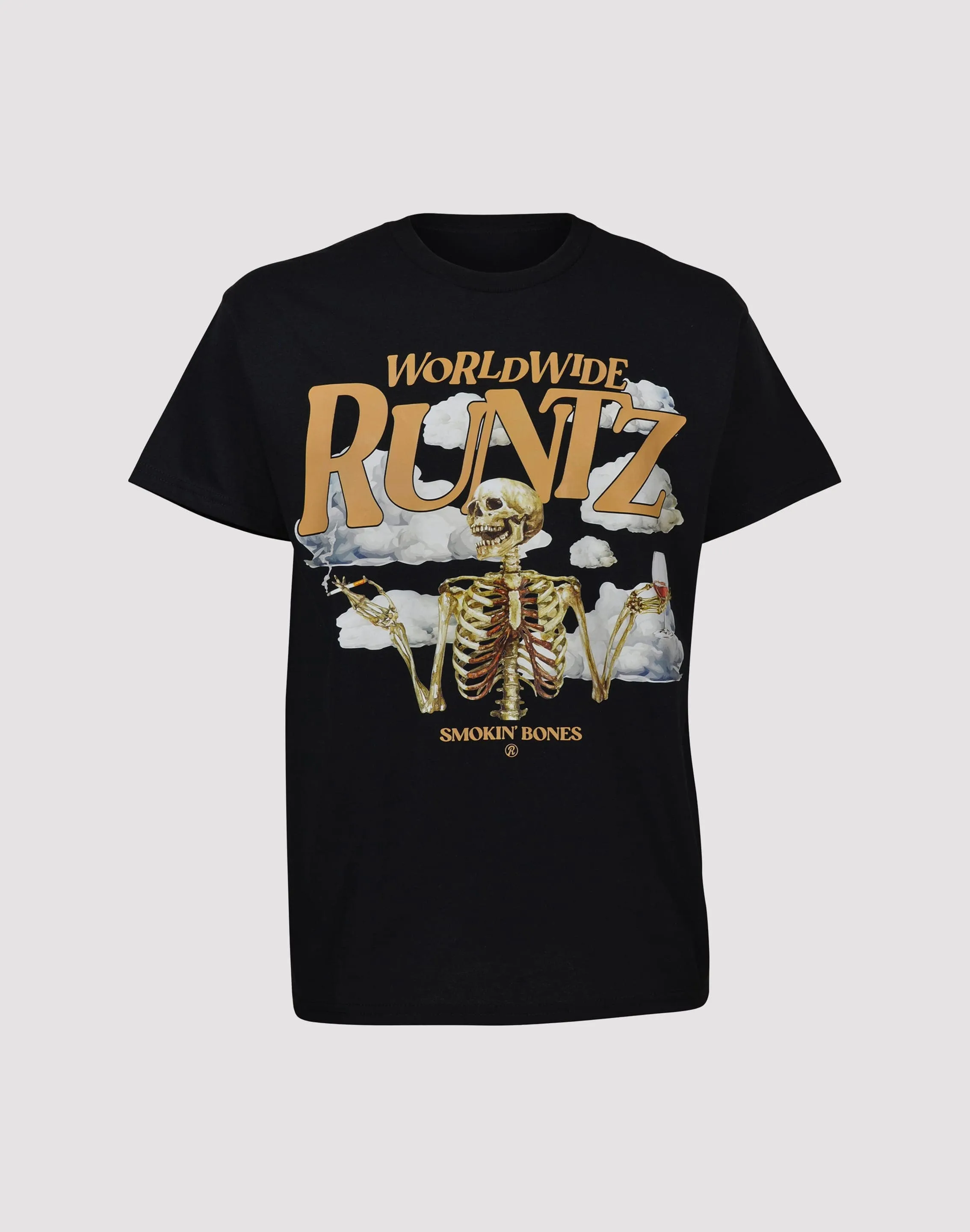 Ature Com Inc Smokin Clouds Black Tee HighNeckStyle
