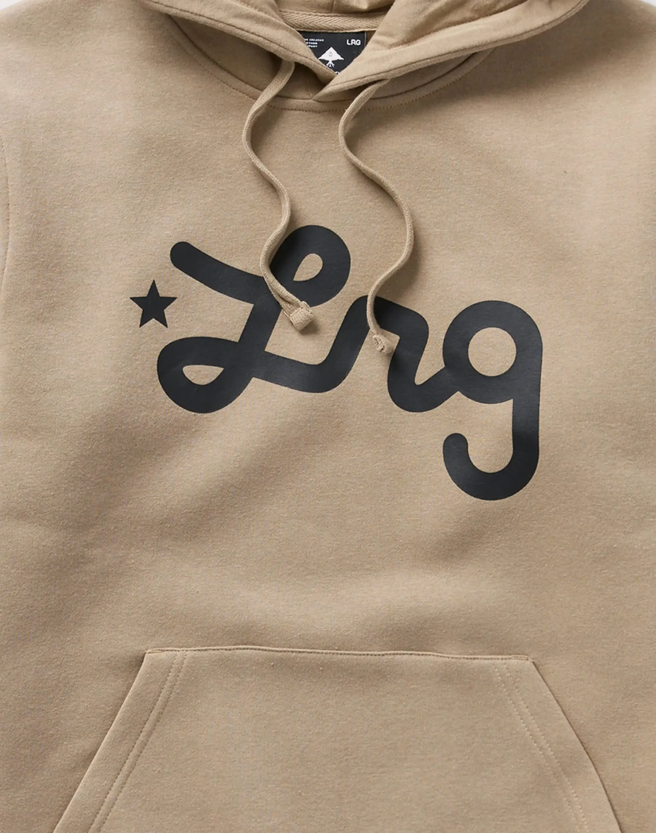 WaterRepellentSurface Champion Glow Lrg Lifted Script Pullover Fleece Hoodie