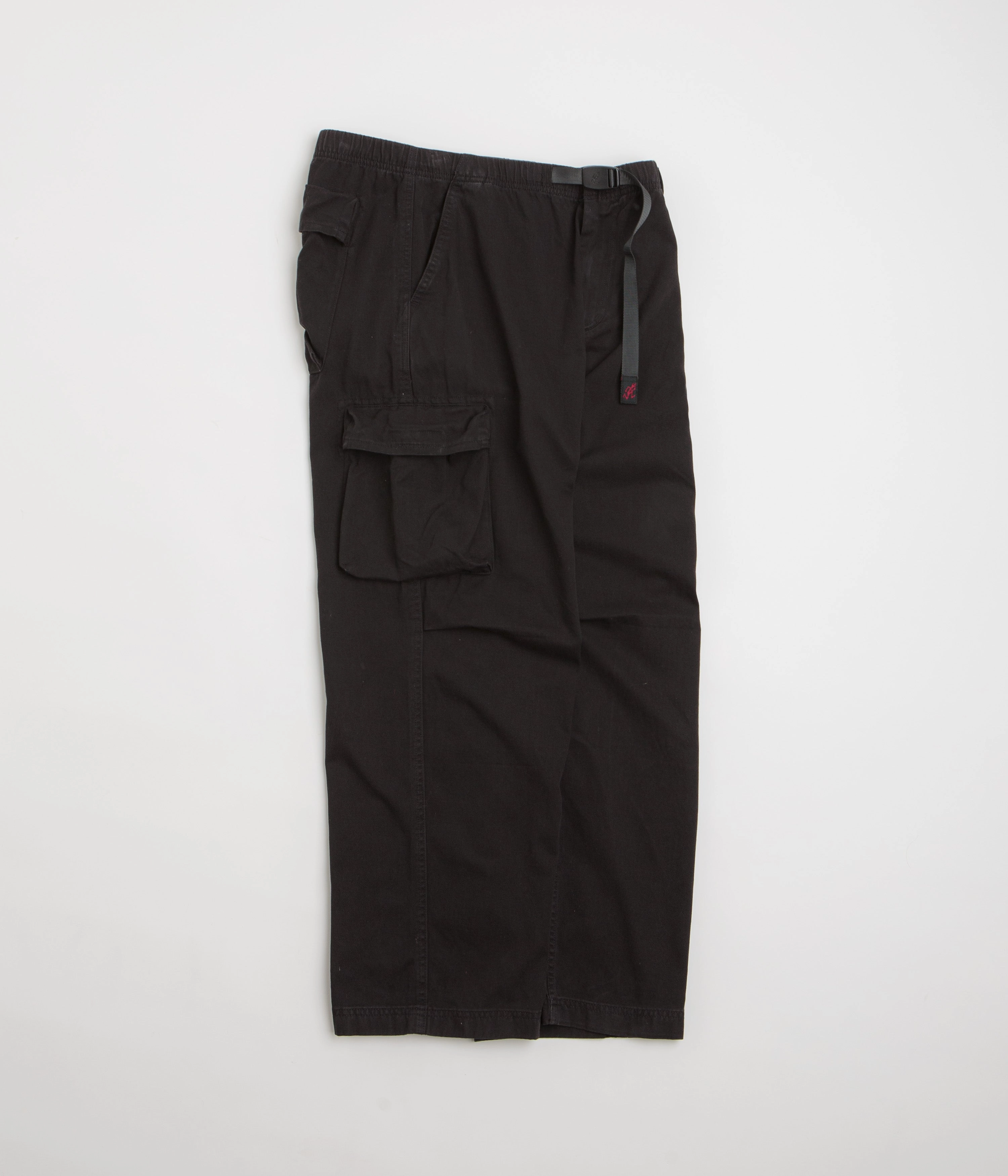 Barrel Waist Gramicci Rig Cargo Pants - Black