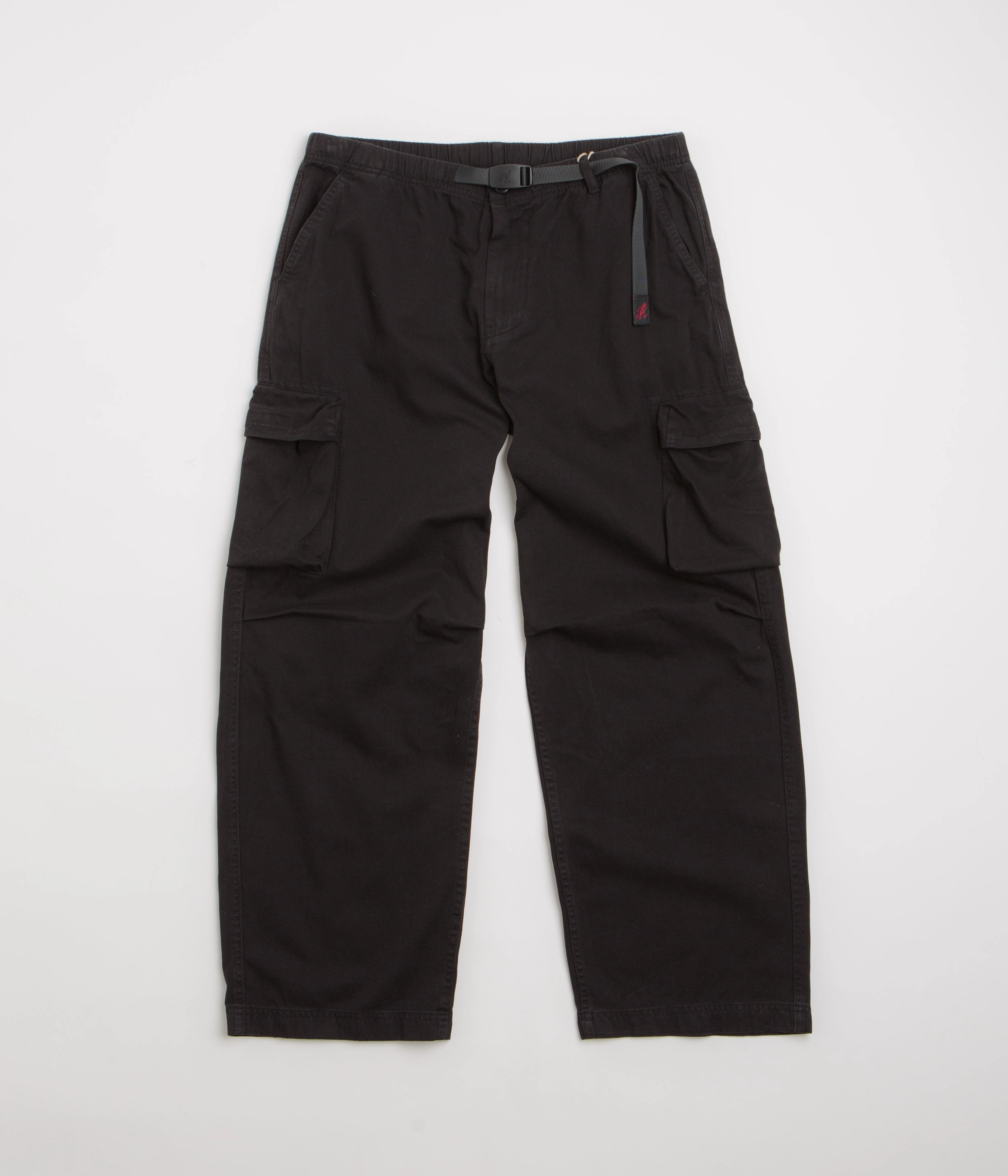Gramicci Rig Cargo Pants - Black HighWaistSupport High Waist Stretch