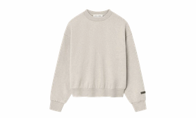 ElasticBinding Classic Fit Fleece Crewneck "Heather Stone"