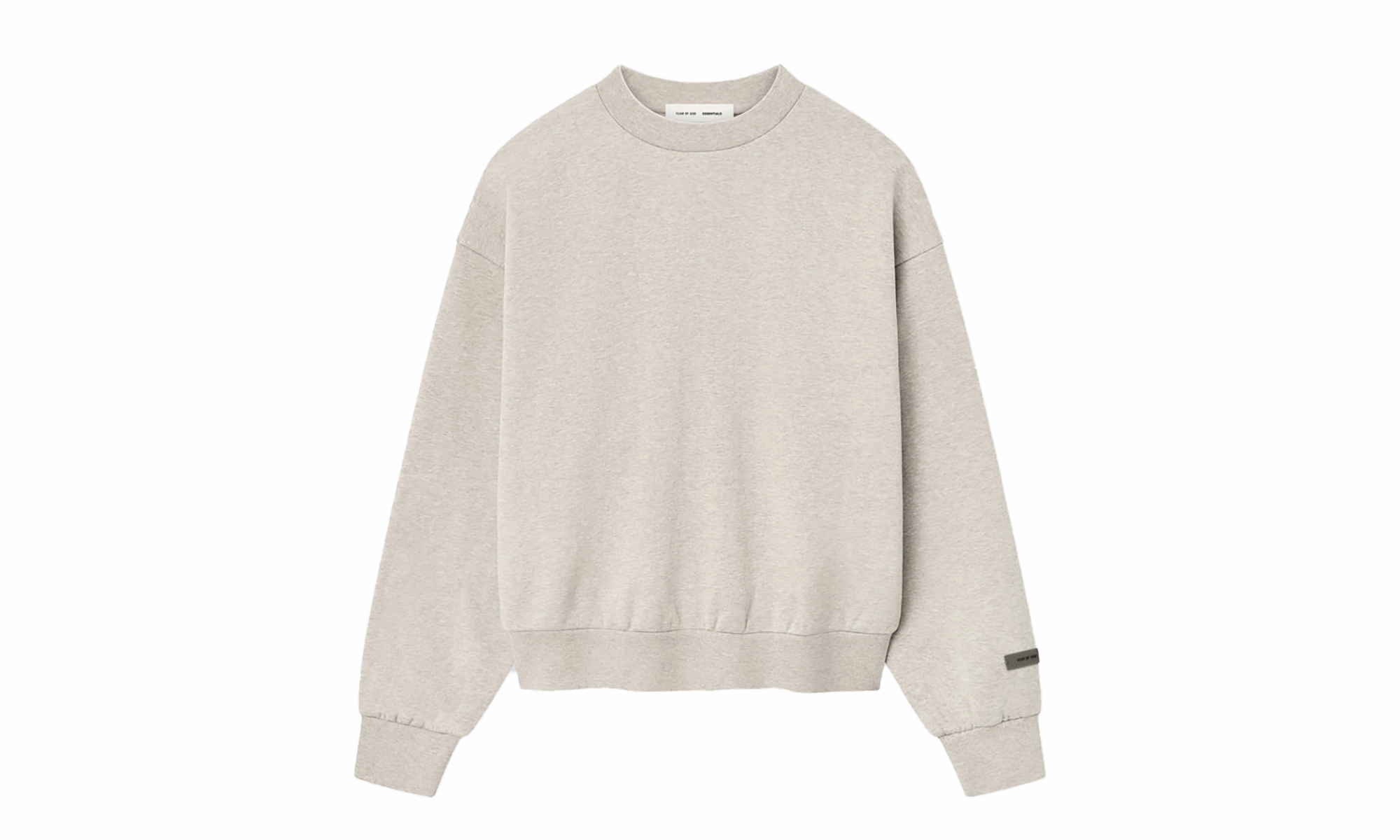 Saga Vibe Classic Fit Fleece Crewneck "Heather Stone"