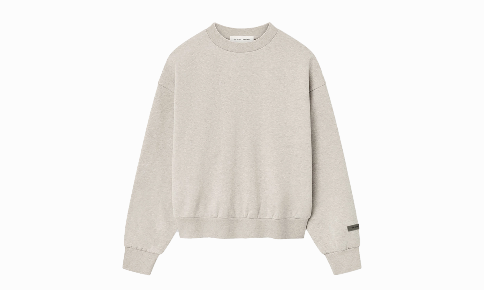 Classic Fit Fleece Crewneck "Heather Stone" Spirit Glow
