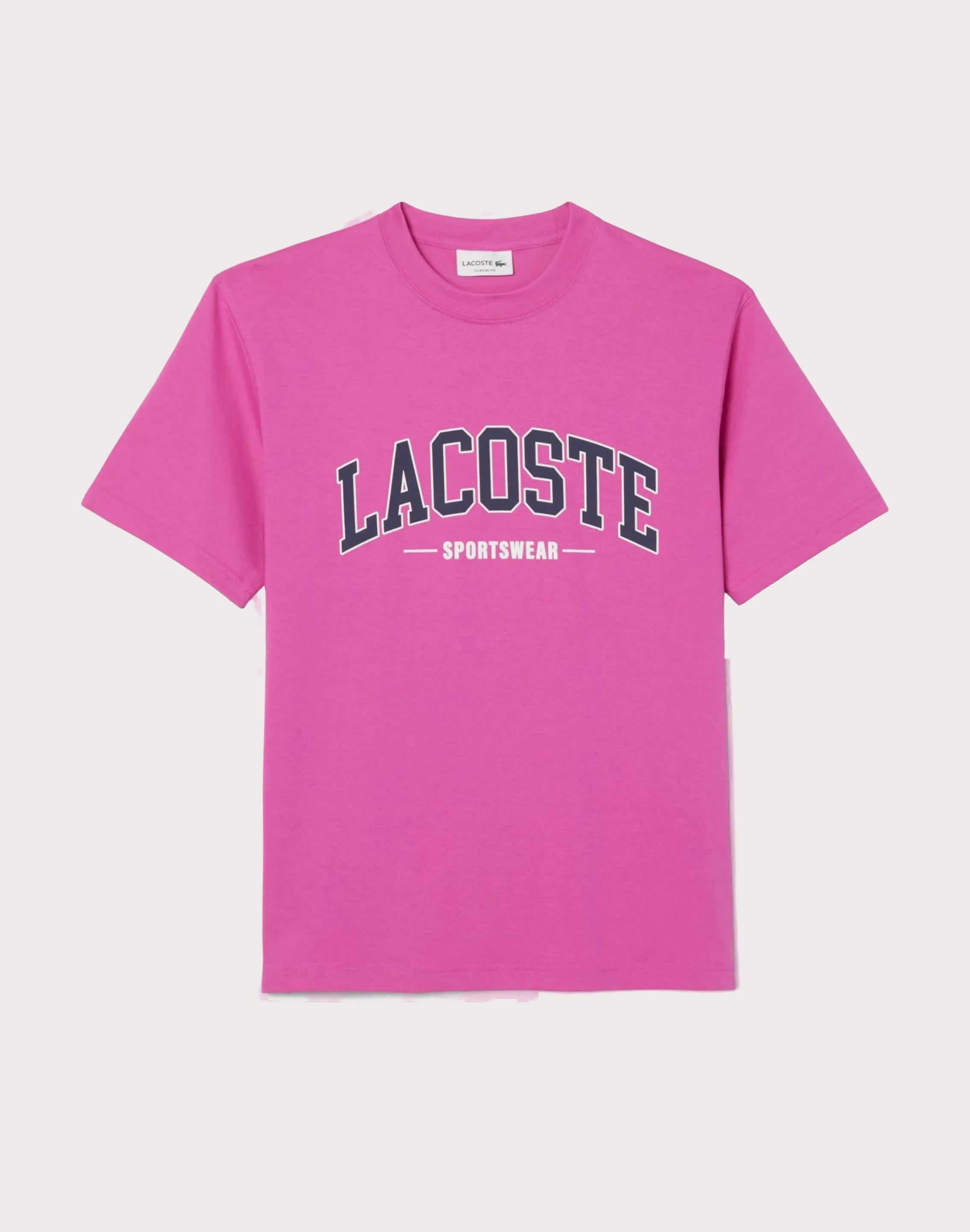 Plane Mood Lacoste SW Branding Pink Tee