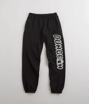 Dungeon Portcullis Logo Sweatpants - Black No Fuss StaticResistantMaterial