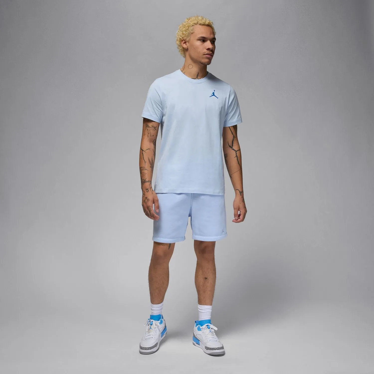Embroidered SS Crew Tee - Mens ElasticWaistband Bold Core