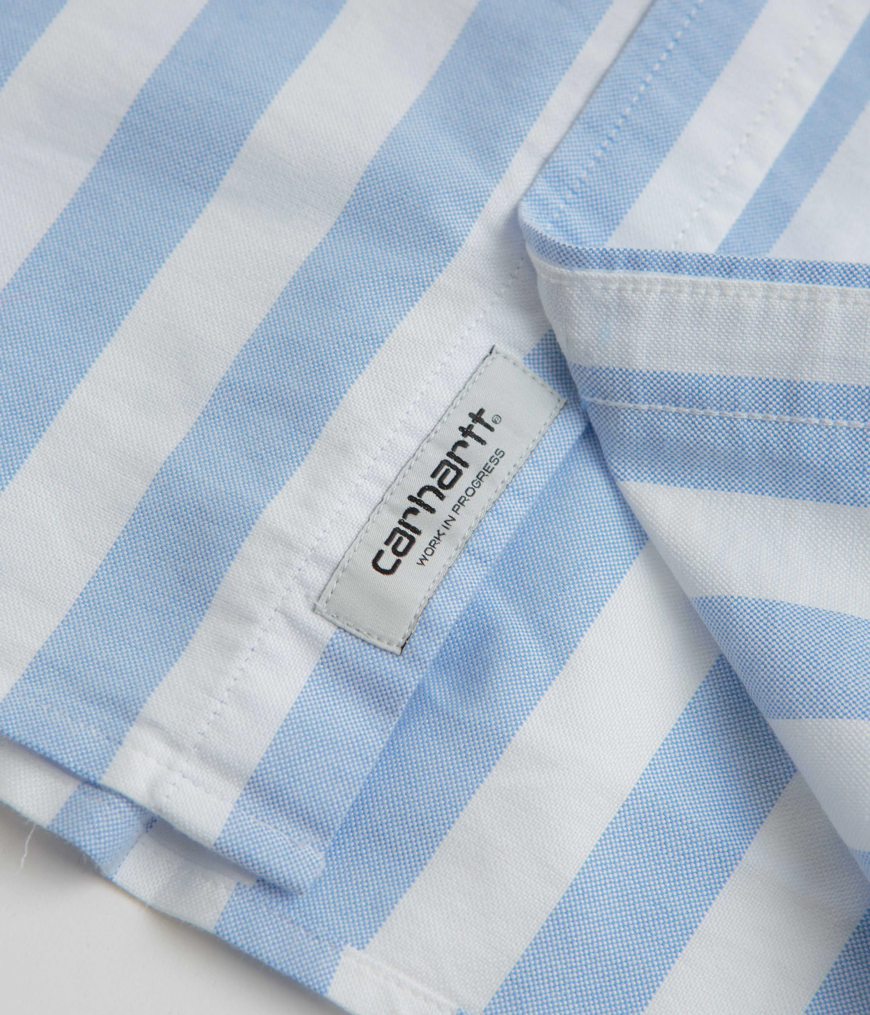 Carhartt Dillion Shirt - Dillion Stripe / Bleach / White Comfort-First