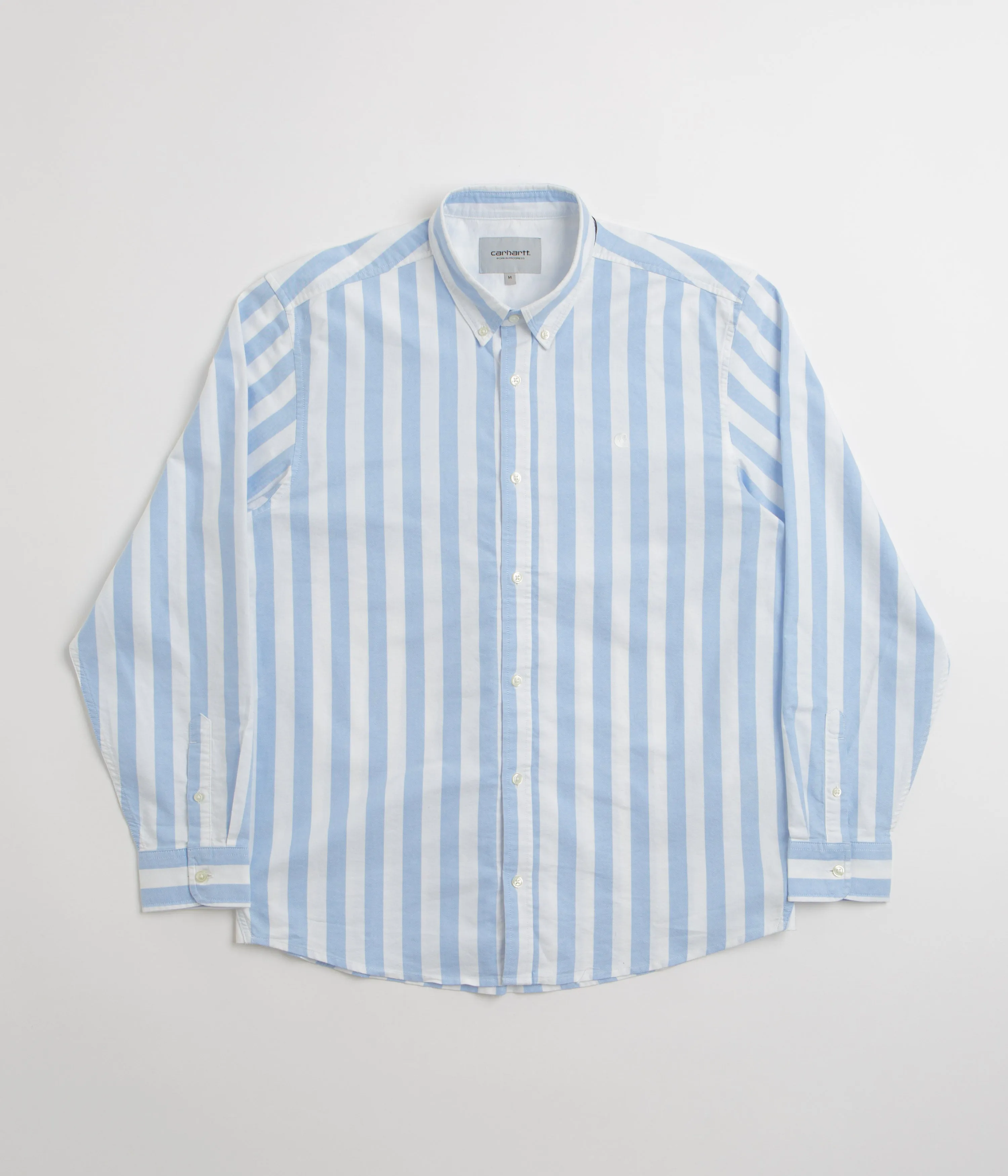 Carhartt Dillion Shirt - Dillion Stripe / Bleach / White Soft Touch Fabric
