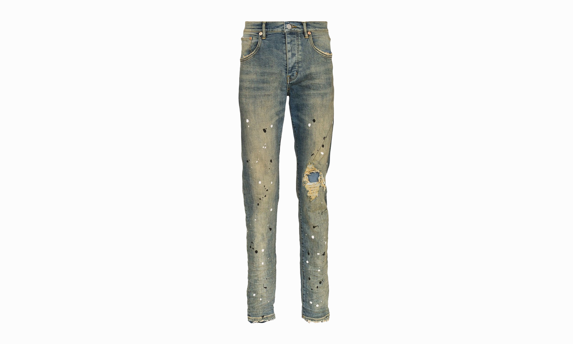 Non Fade Fabric Slim Fit Jeans Low Rise With Slim Leg