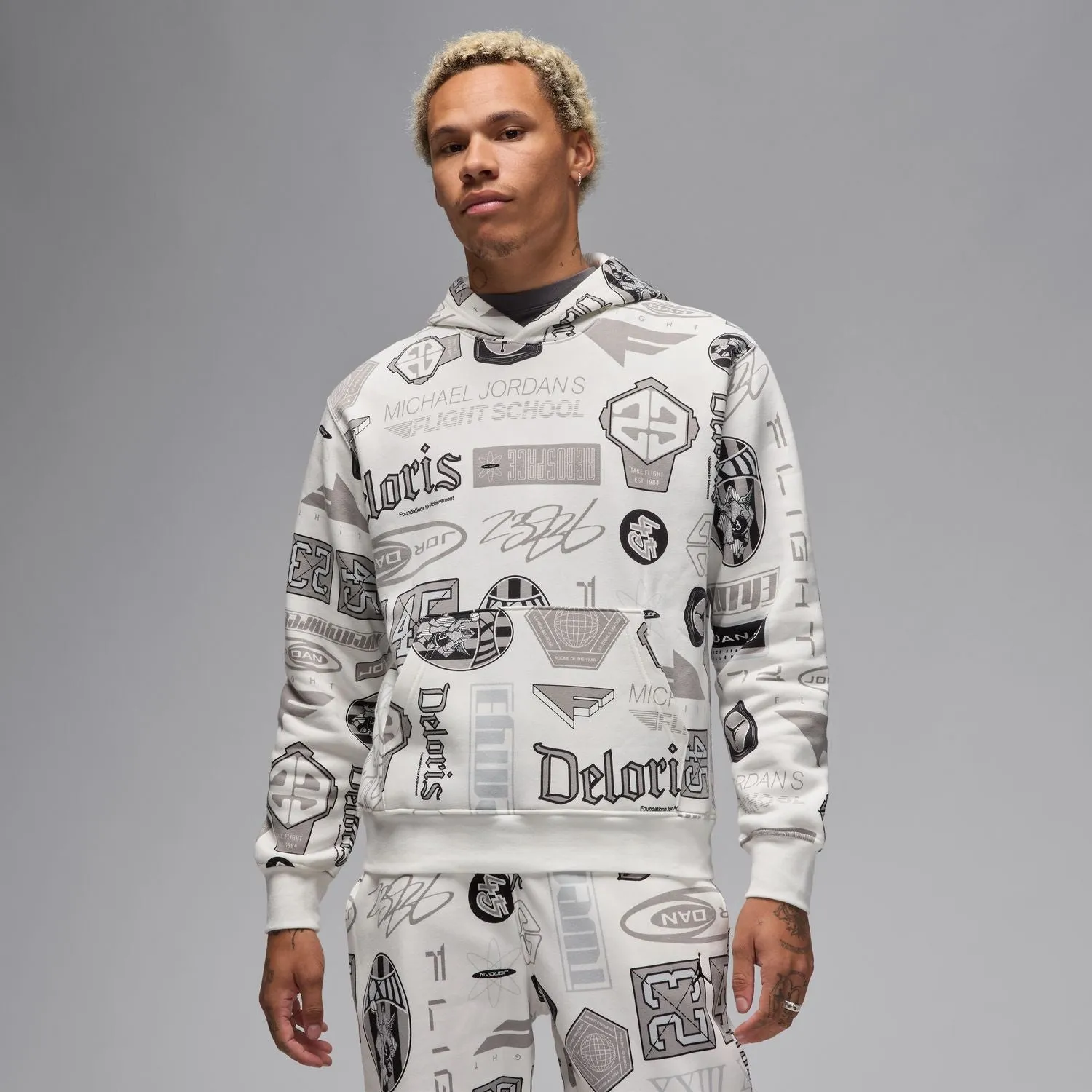 AOP Fleece PO Hoody - Mens FadeResistant Dye AntiPilling Surface