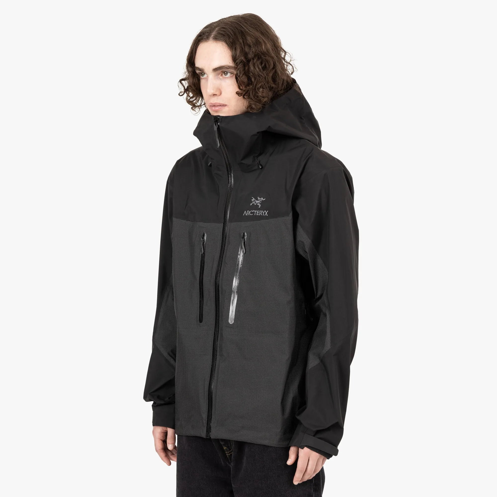 Stretch Panels Non Restrictive Fit Arc'teryx Alpha Jacket / Black