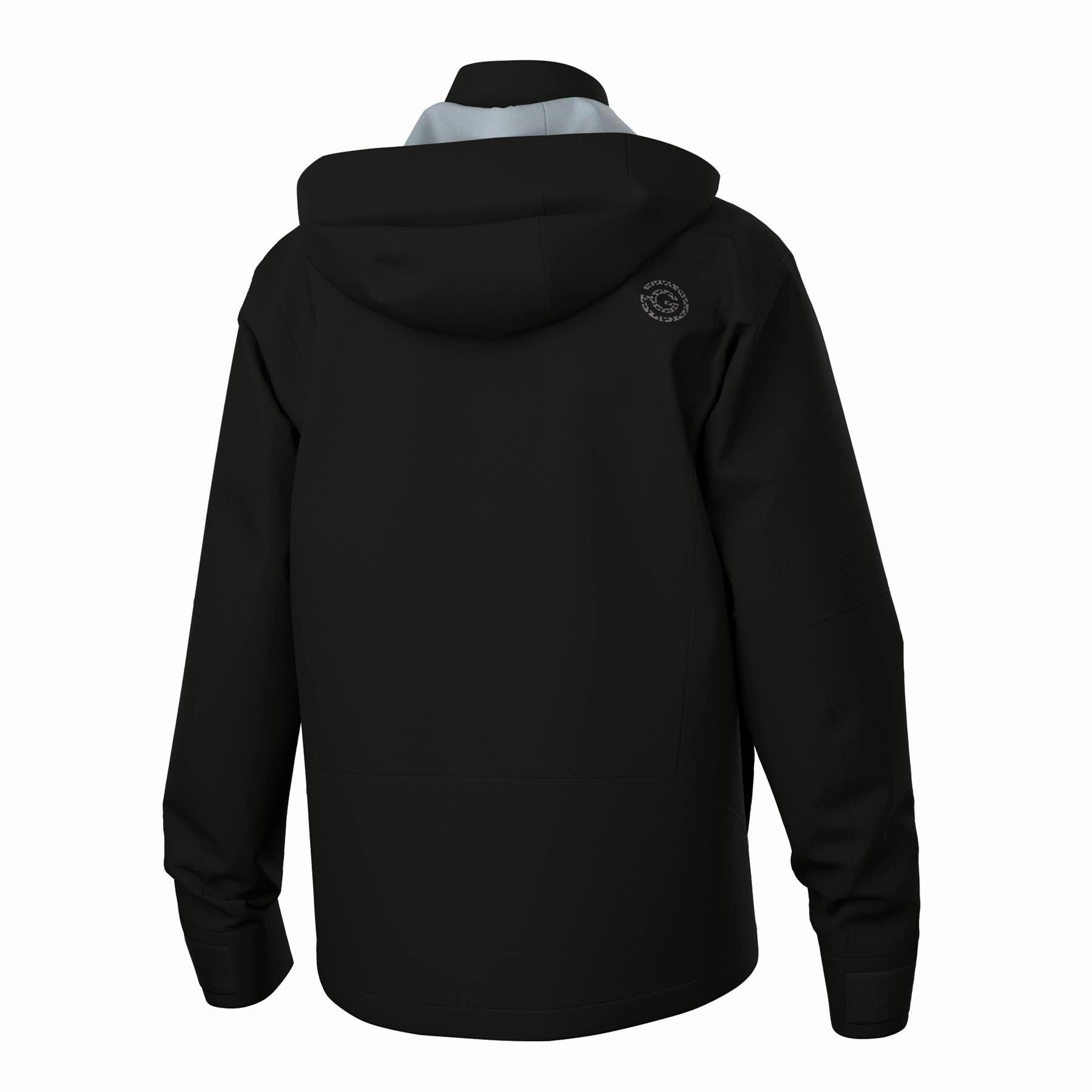 See Rain Blocker Argus CONCEPT Hooded Waterproof Jacket Black/White
