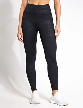 Travel Ready Ariana Legging - Black Tiger Print