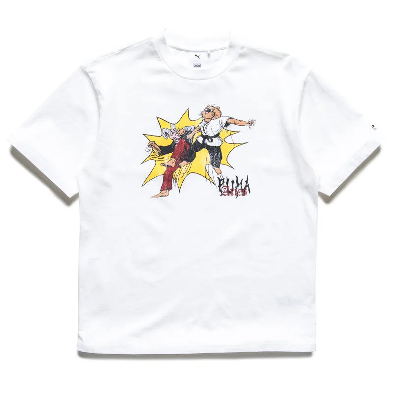 collars cultural venue event Aries x Puma Graphic Tee - White