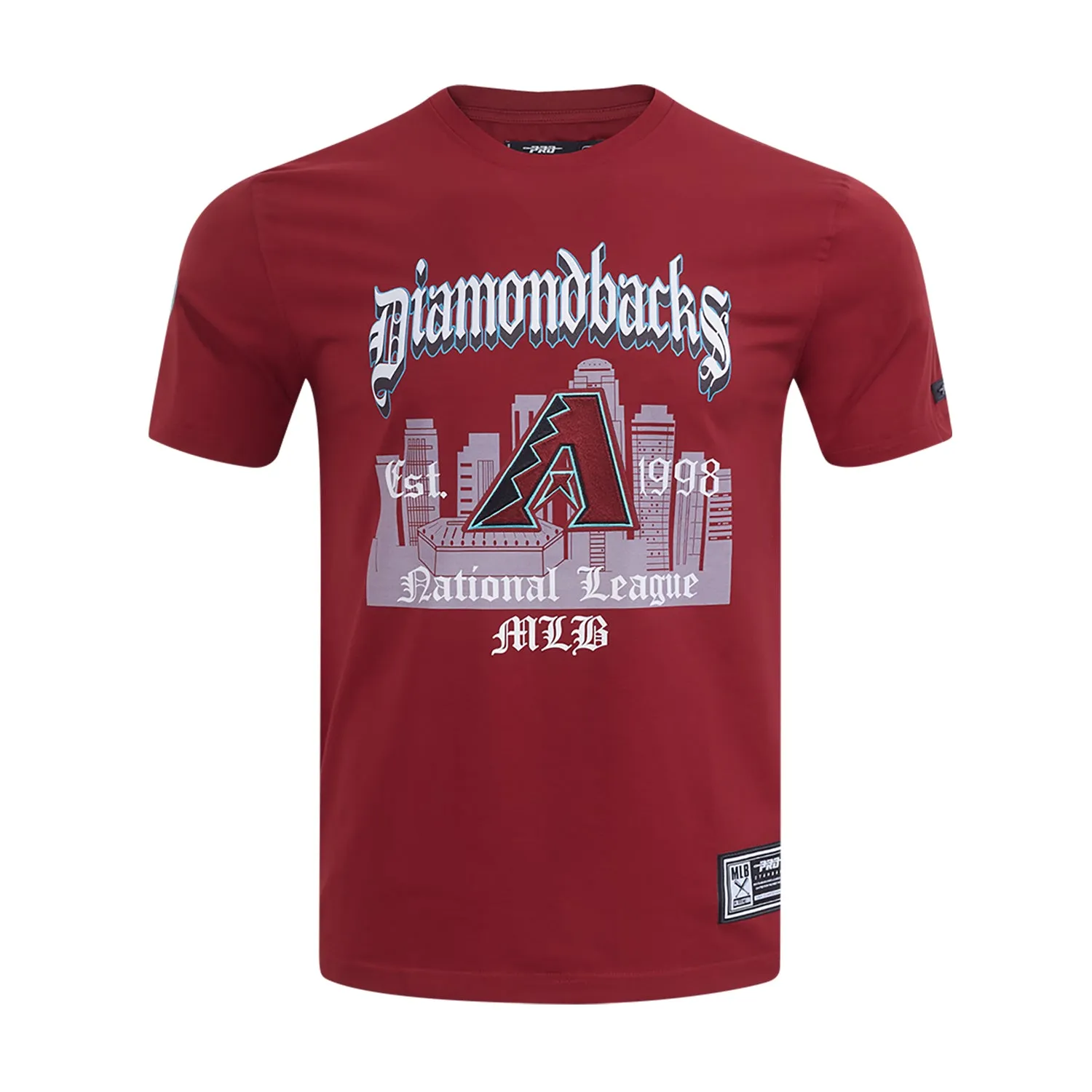 Arizona Diamondbacks Old English Tee -Mens CompactWeave Mature Charm