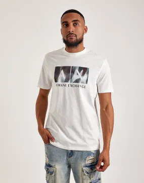 Armani Exchange Classic Box Logo Tee Adjustable Drawcord Flight Fit