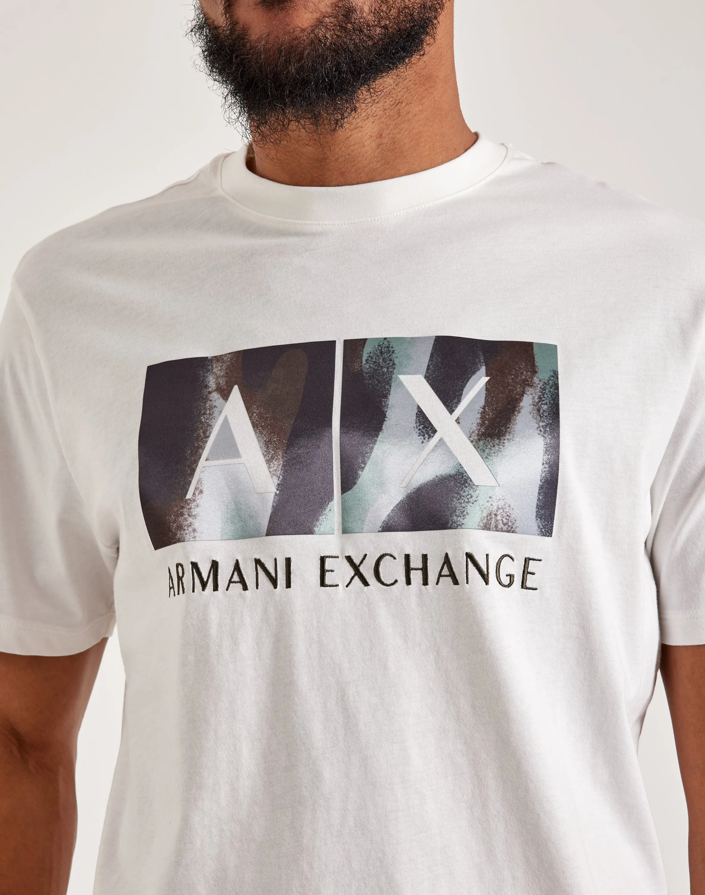 DoubleStitched Armani Exchange Classic Box Logo Tee