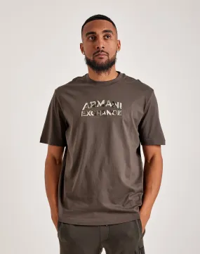 outdoor mode MachineWashable Armani Exchange Embroidered Logo Tee