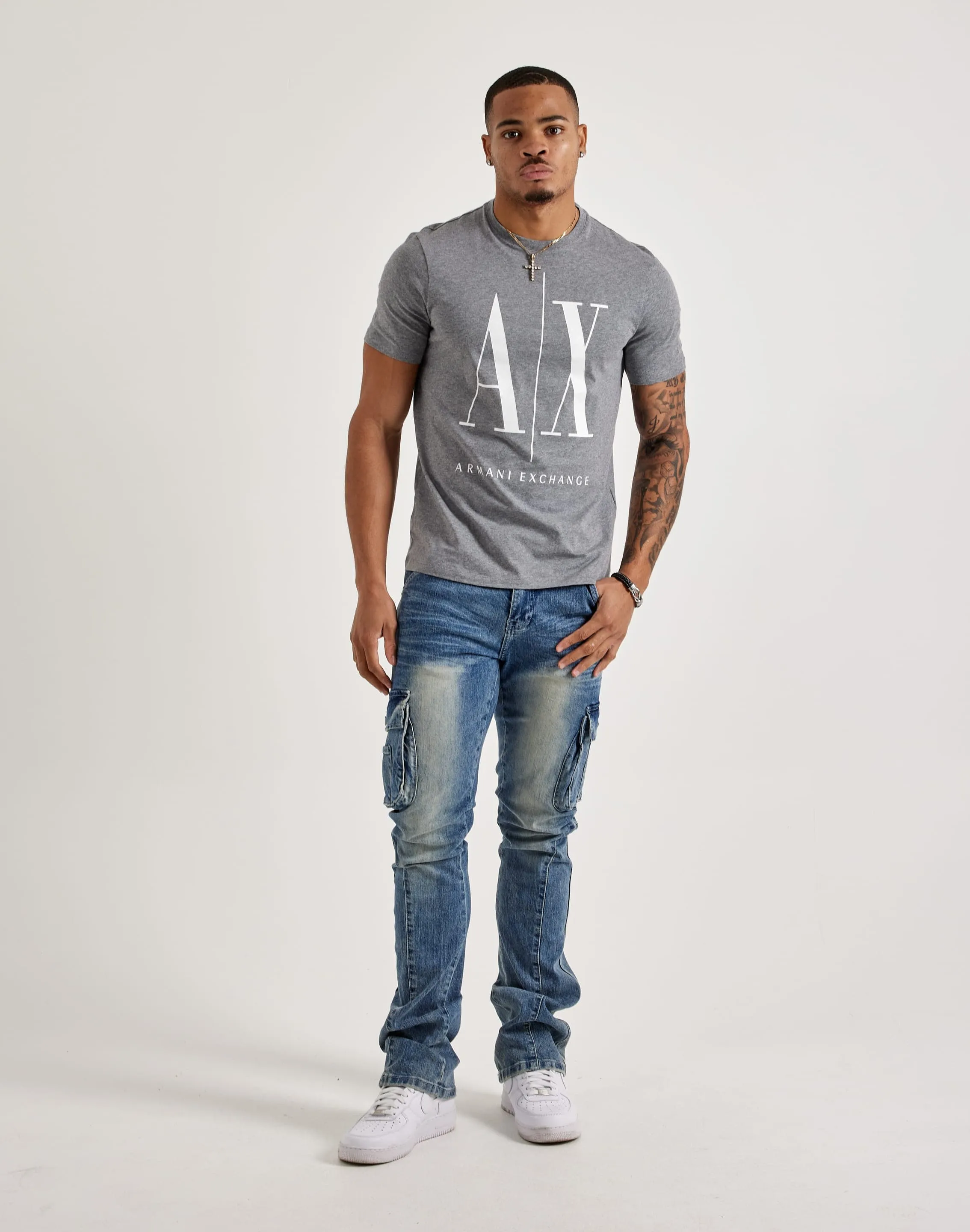Armani Exchange Icon Logo Tee Free Mind Free Shape