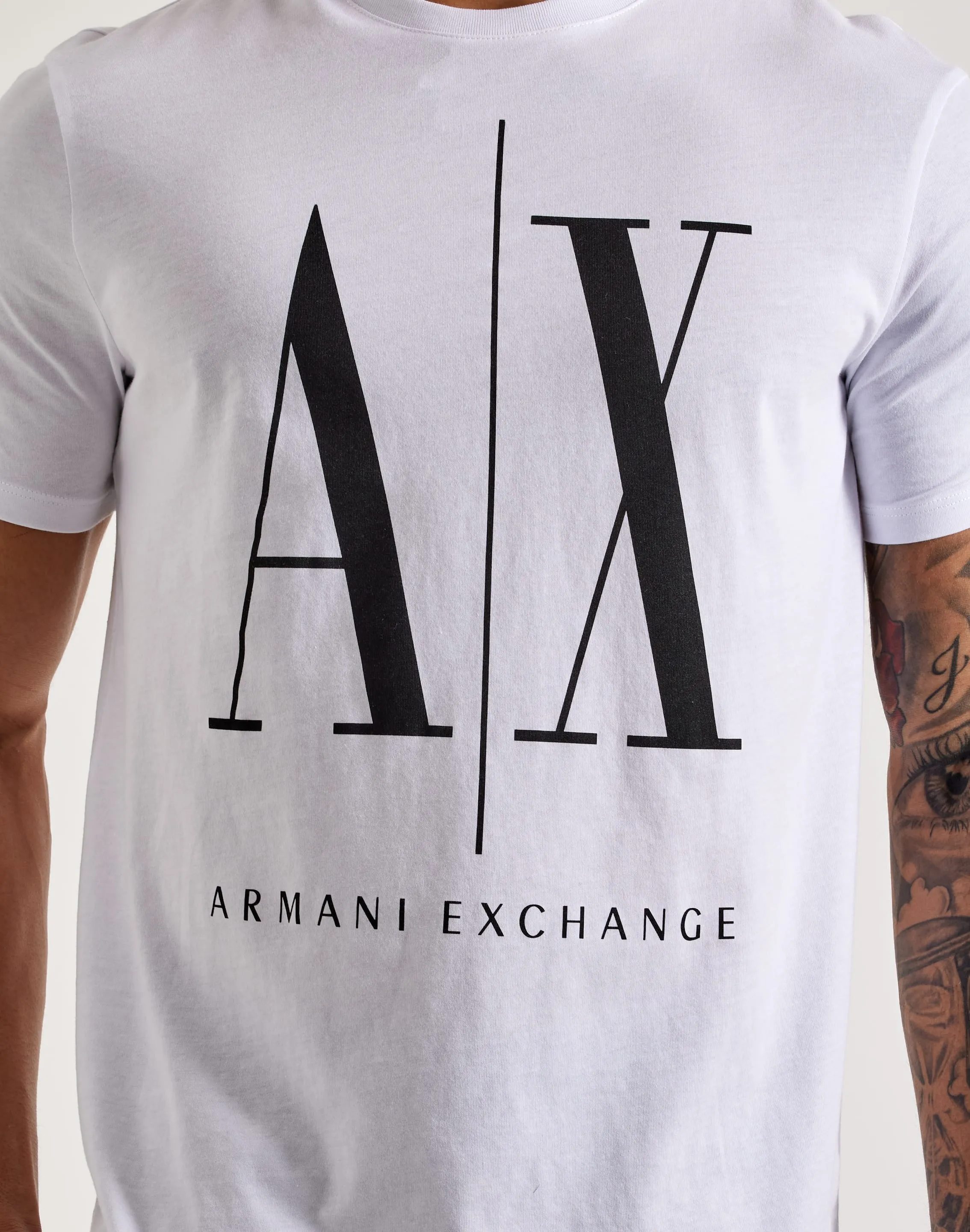 Armani Exchange Icon Logo Tee Beach Fit quick dry