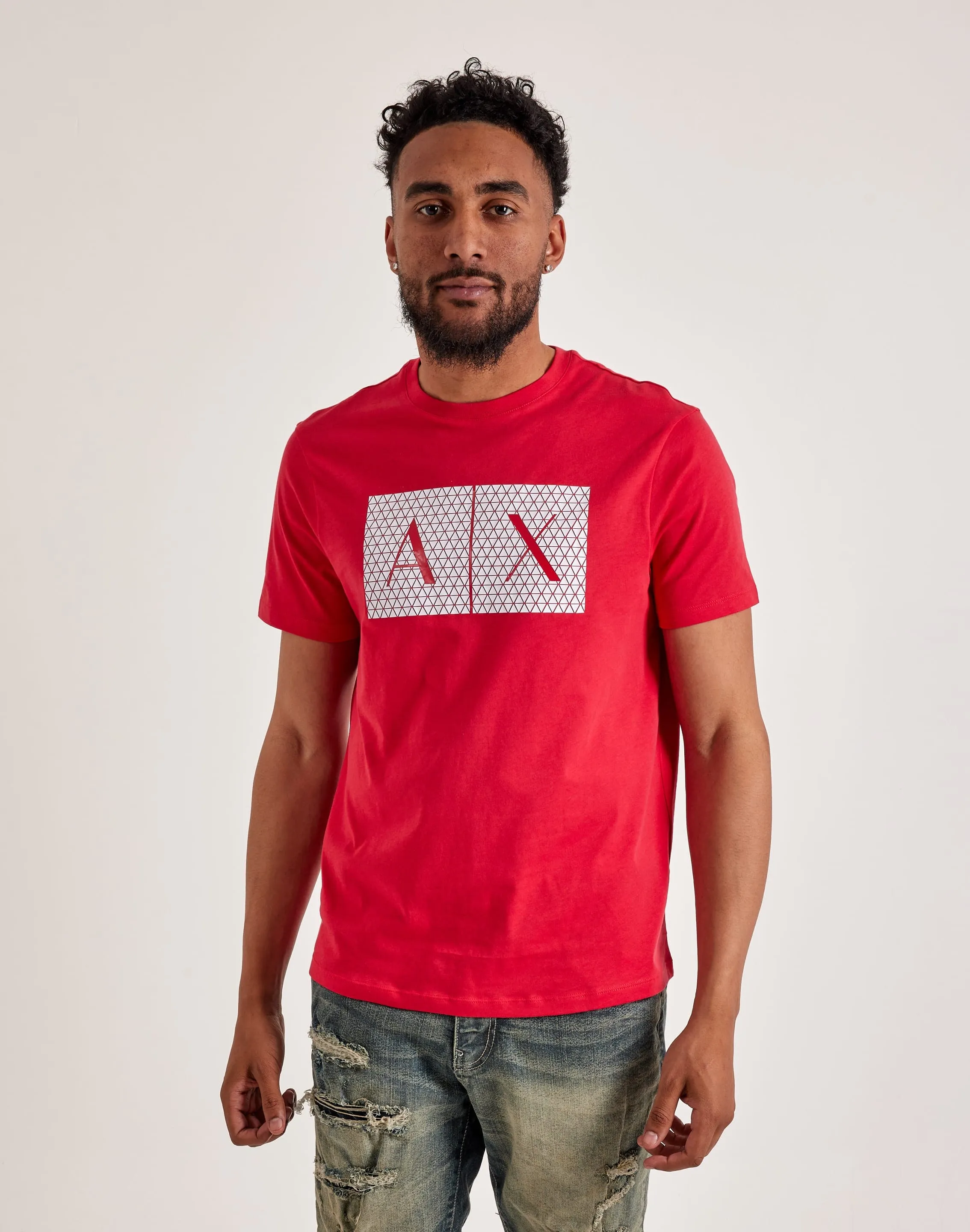 Armani Exchange Logo Tee QuickDryTech NonBindingCollar