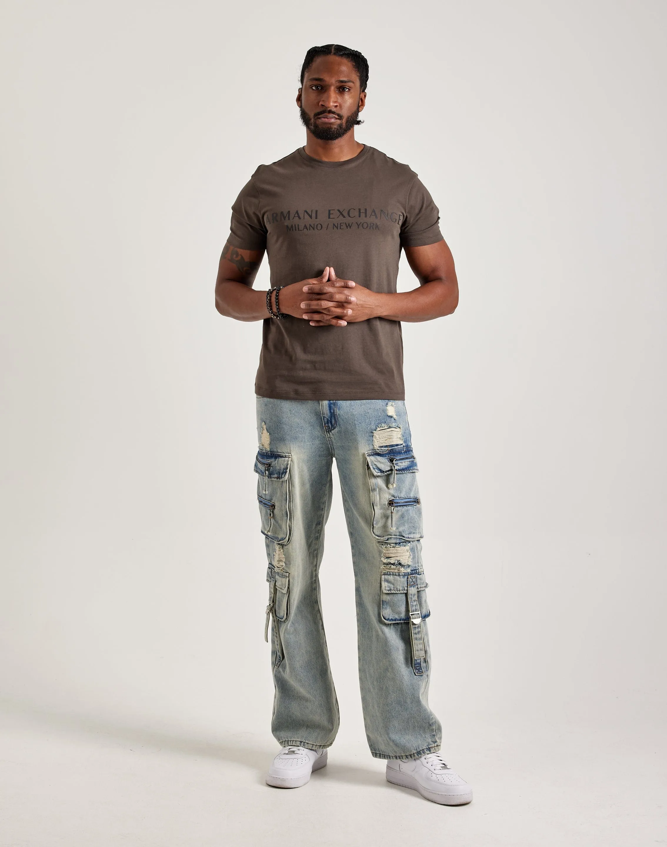 Armani Exchange Milano Logo Tee Brave Mode