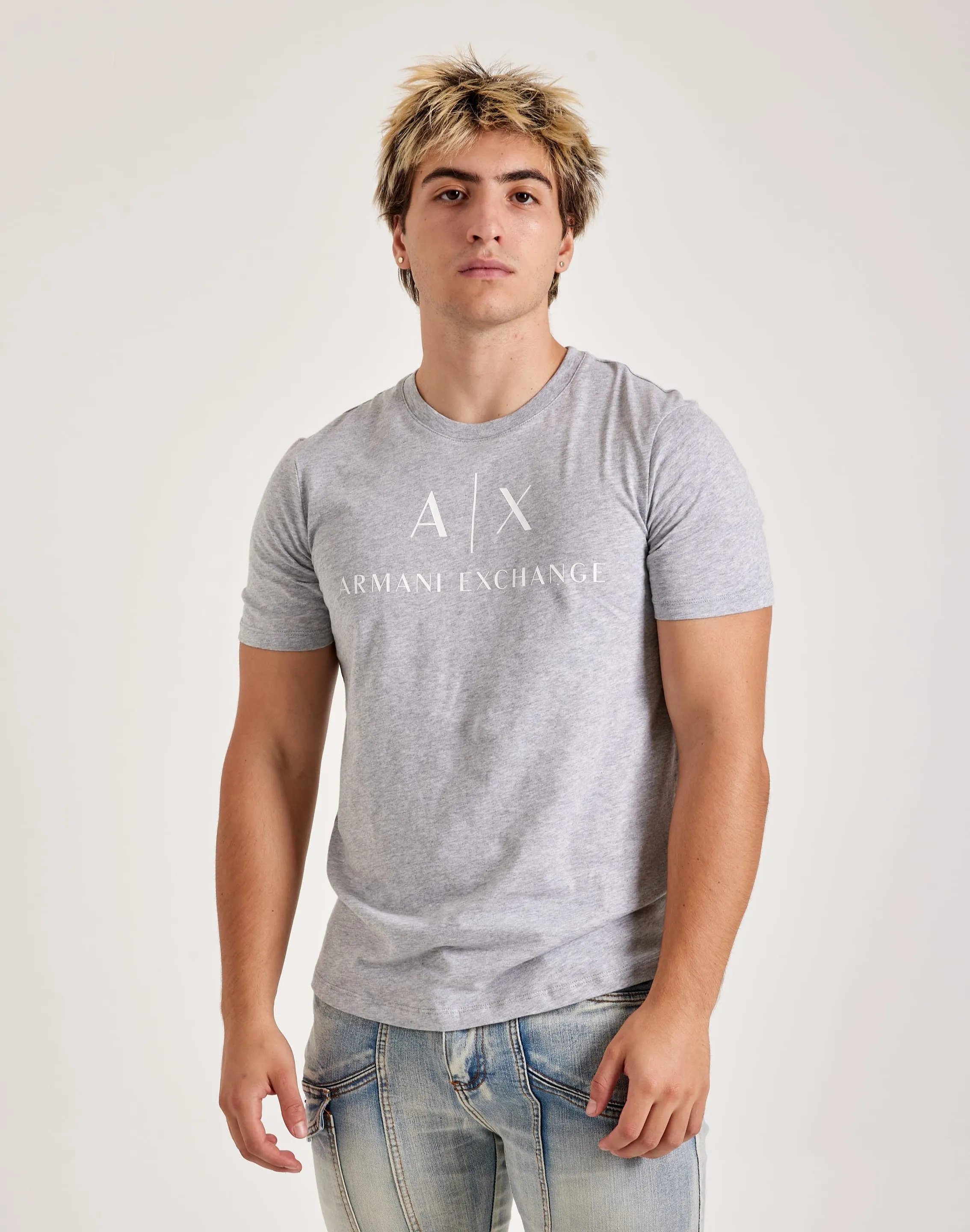 Armani Exchange Mini Icon Logo Tee LowMaintenance Quiet Charm