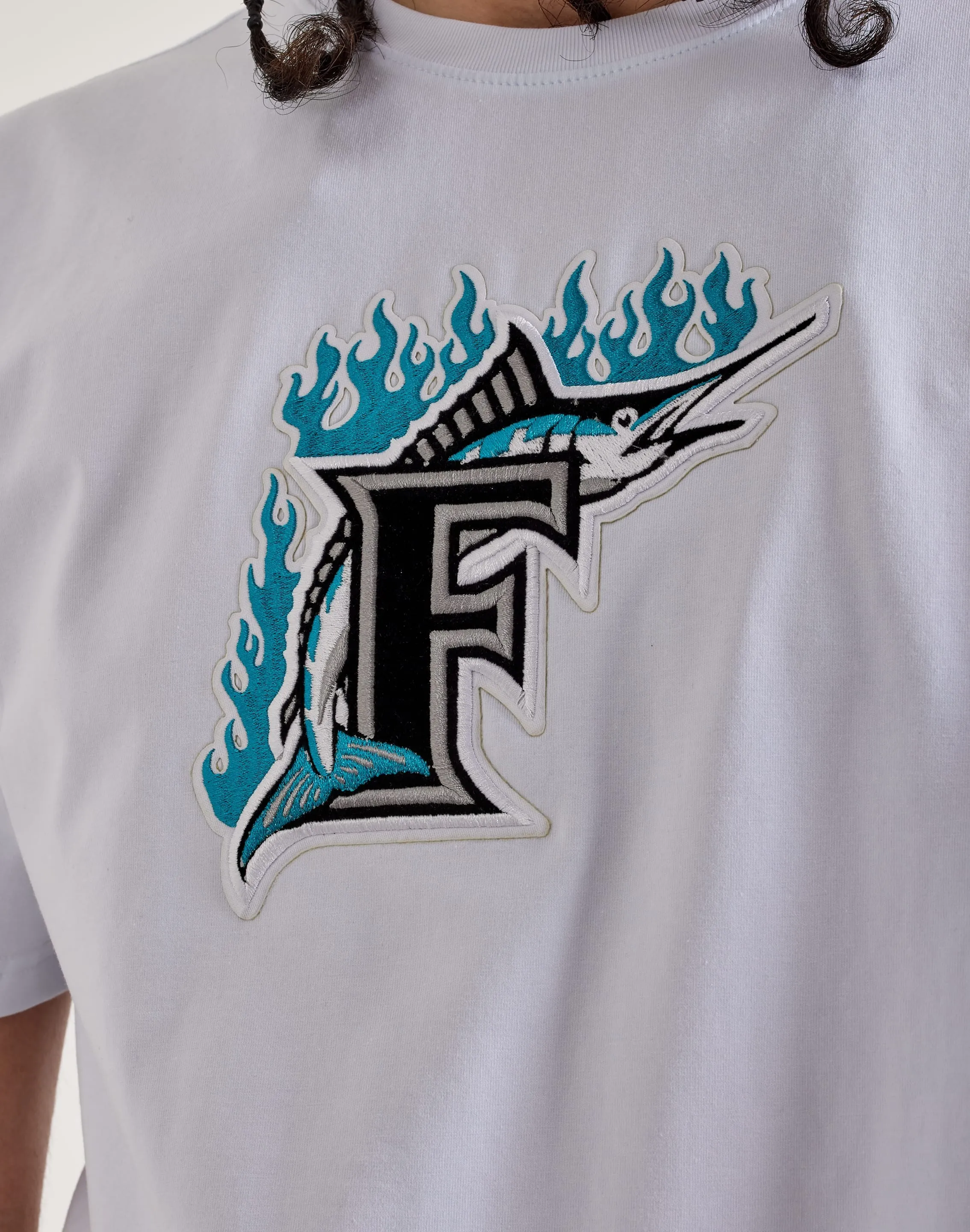 Pro Standard MLB Florida Marlins Flame Tee Lift Mode Comfort waistband