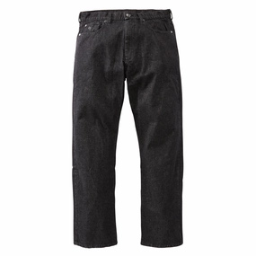 Trend Setter Chill Outfit Student Outfit Morning Stroll Outdoor Adventure Date Night ??S Baggy Denim Jeans - Black Wash