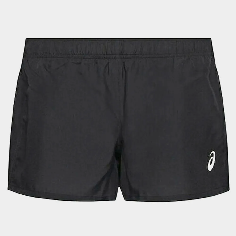 Carnival Look Smooth Yarn Asics Womens Core 4 Inch Short Black
