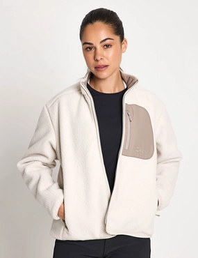 Recycled Material Stretchable Material Asperton Reversible Jacket - Char/Stone