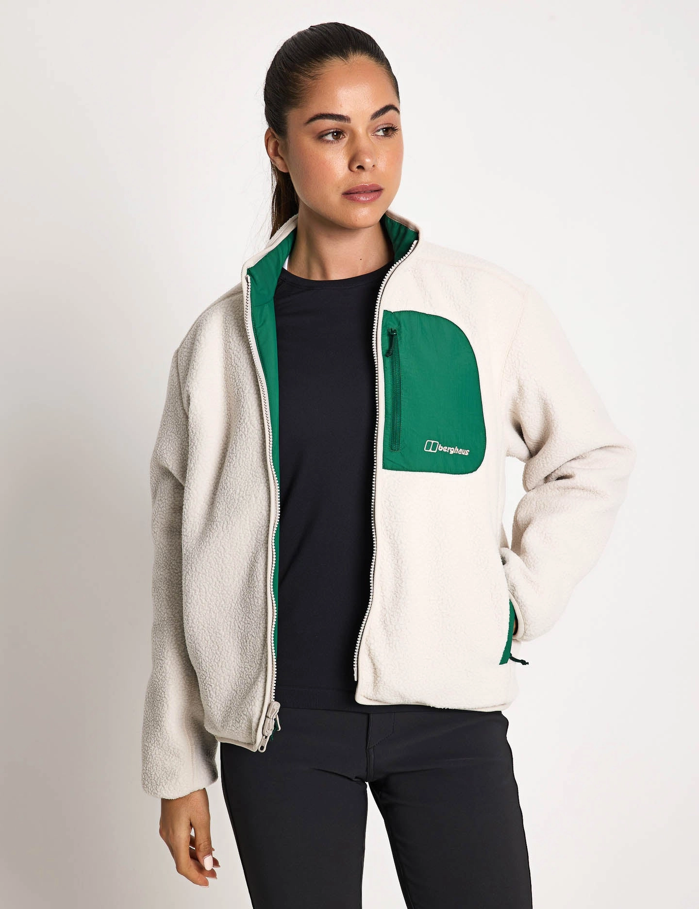 Asperton Reversible Jacket - Meadow Green/Stone Dual Layer Insulation