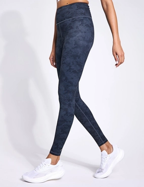 Astrid Ultra-Core Full Length Legging - Black Stucco Hiking Trail Soft Touch
