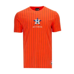 Body Free Astros Team Logo Pinstripe Tee - Mens