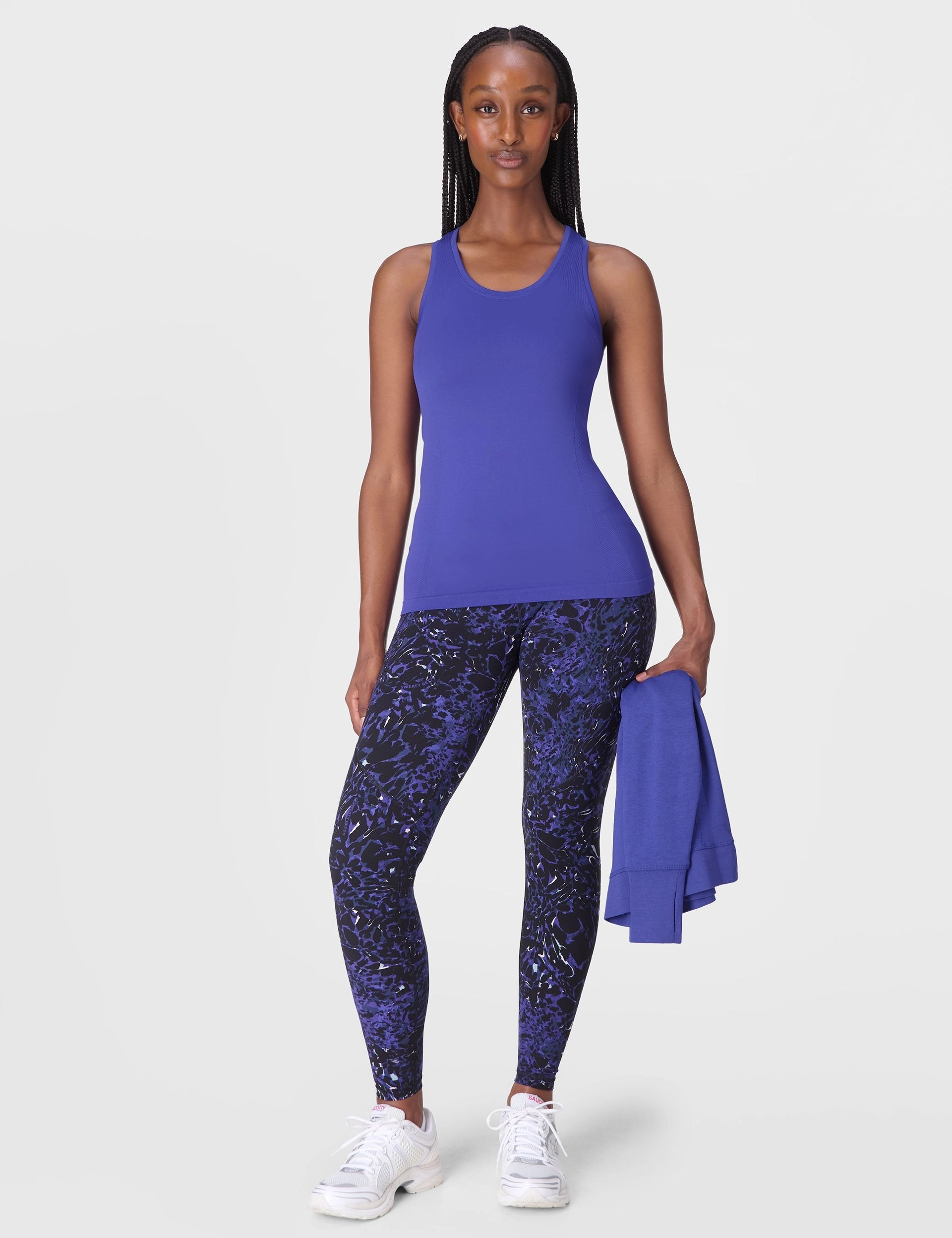Practical Exhibition - worthy Athlete Seamless Workout Vest - Rich Blue