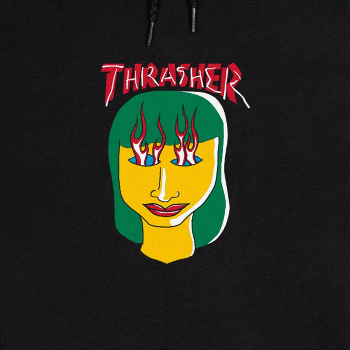 Bear like Thrasher - Talk Shit Hoodie Black