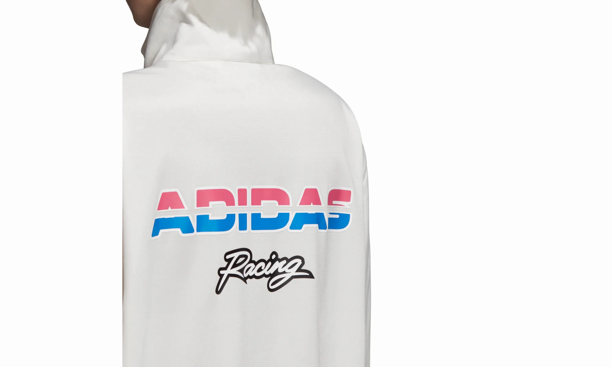 Athletic Track Jacket "Chalk White / Red / Blue" NonBindingEdges